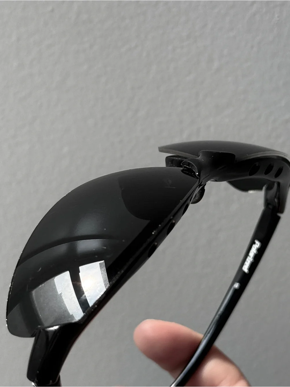 Native Dash XR Iron Polarized Running Trail Sunglasses Black Y2K Wrap Sport
